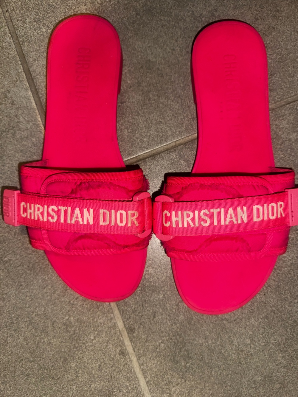 Dior Hot Pink Christian Dior Revolution slide
